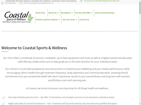 coastalsportsandwellness.com