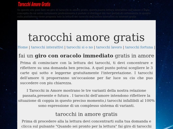 tarocchiamoregratis.it