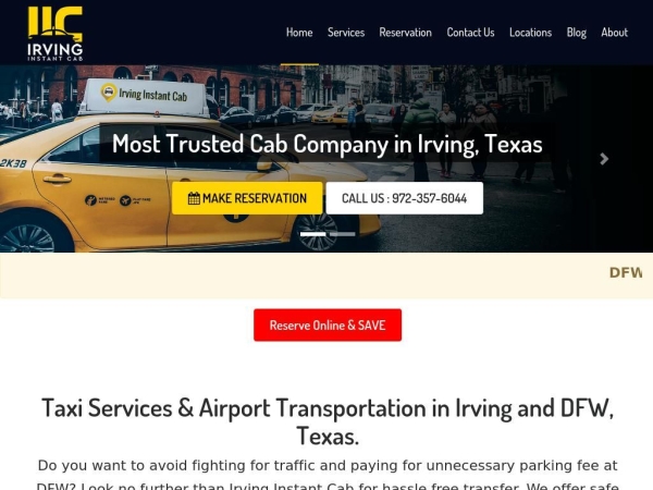 irvinginstantcab.com