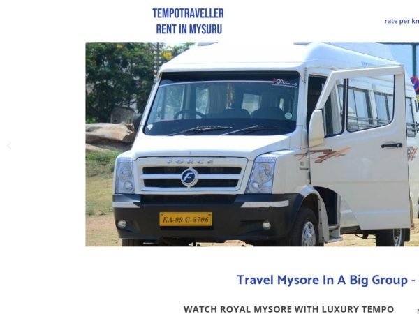 tempotravellerrentinmysore.com