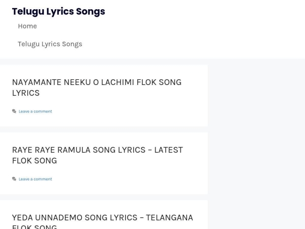 telugulyricssongs.com