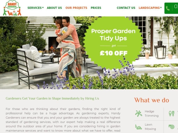 handygardeners.com