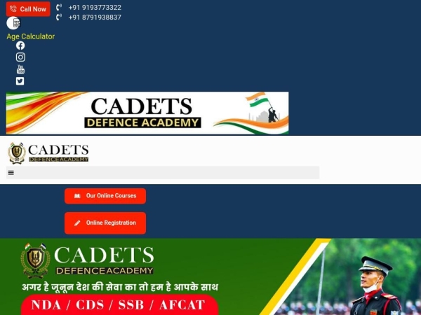 cadetsdefenceacademy.com