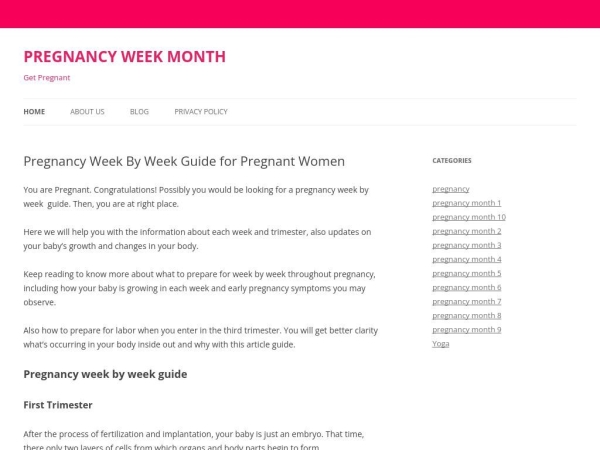 pregnancyweekmonth.com