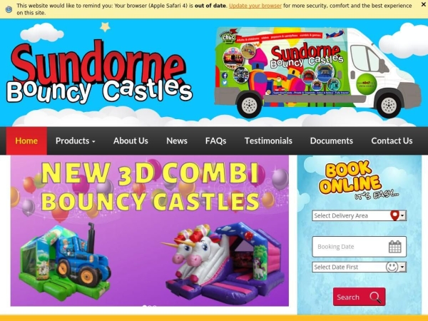 sundornebouncycastles.co.uk