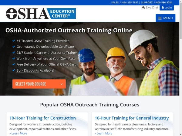 oshaeducationcenter.com