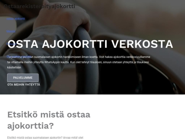 ostaarekisteroityajokortti.com