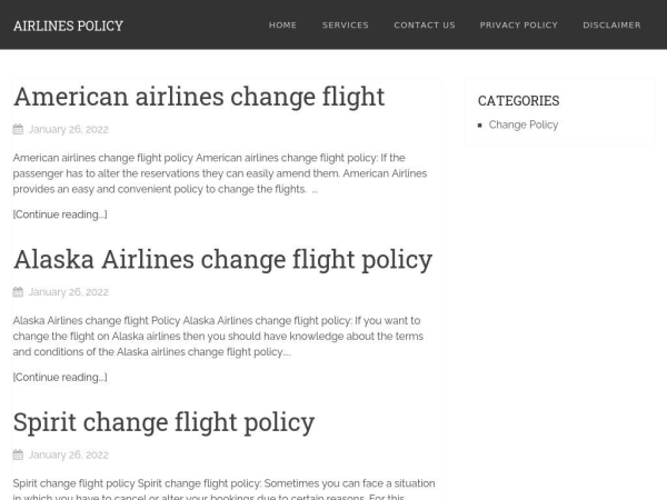 airlinesflightpolicy.com