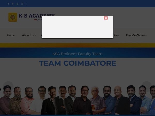 ksacademycoimbatore.com